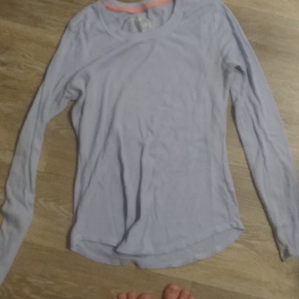 Purple thermal long sleeve shirt